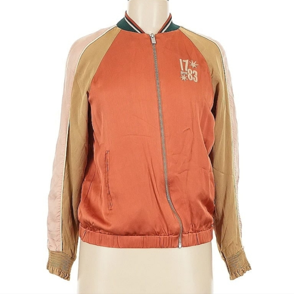 Scotch & Soda Multicolor Bomber Jacket 17830 Montagne Magique SZ Medium Coat